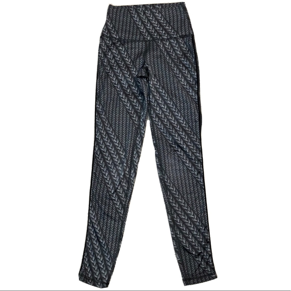 AERIE Chill Play Move leggings gray cable XS